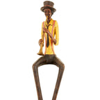 Blue Note Seated Trumpeter – view 2