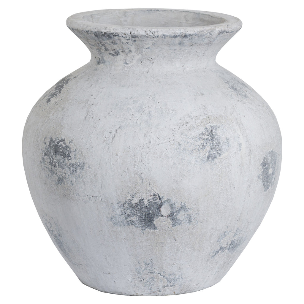 Ashcombe Large Antique White Vase – product view