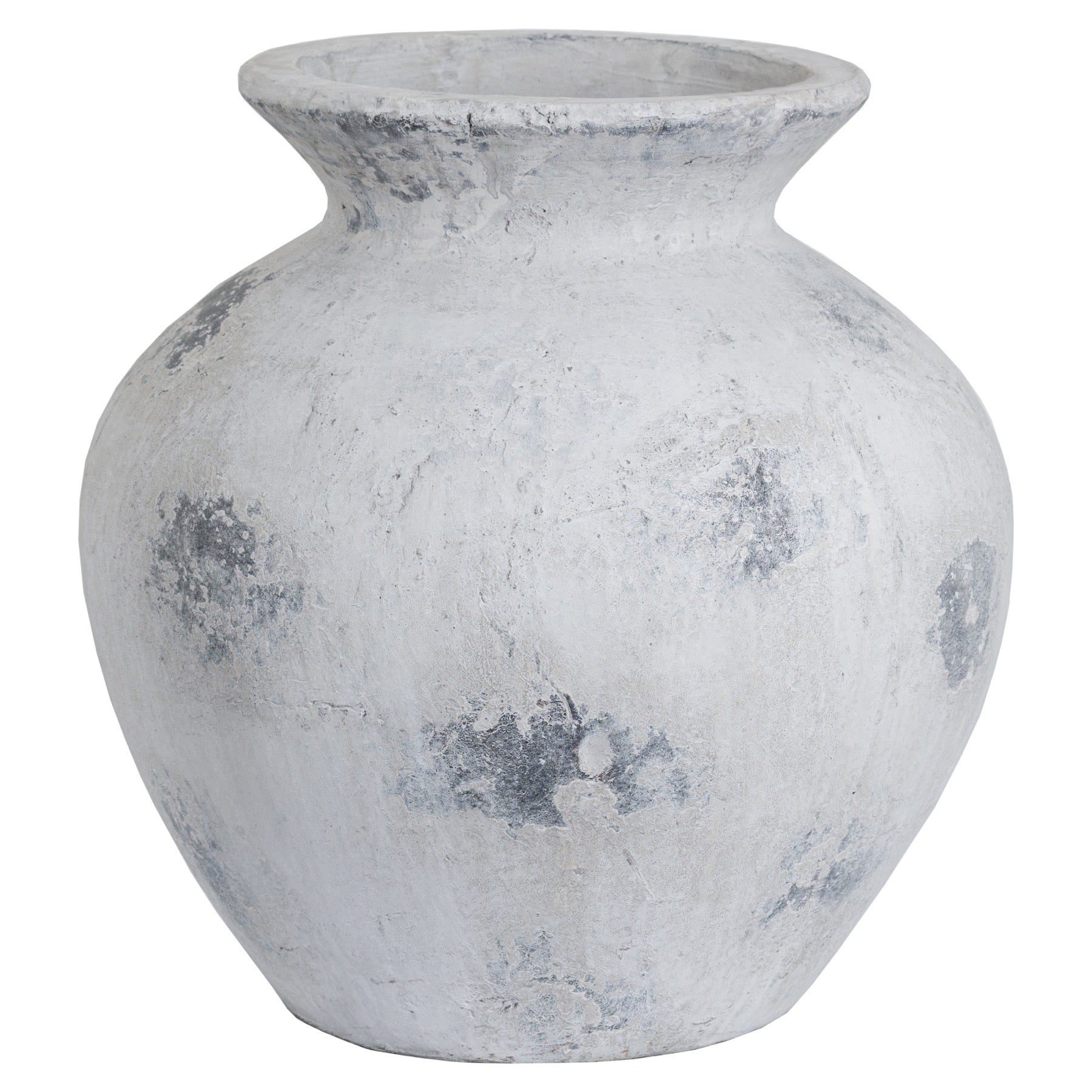 Ashcombe Large Antique White Vase – product view
