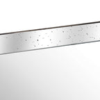 Rivington Distressed Large Mirrored Tray With Wooden Detailing – view 2