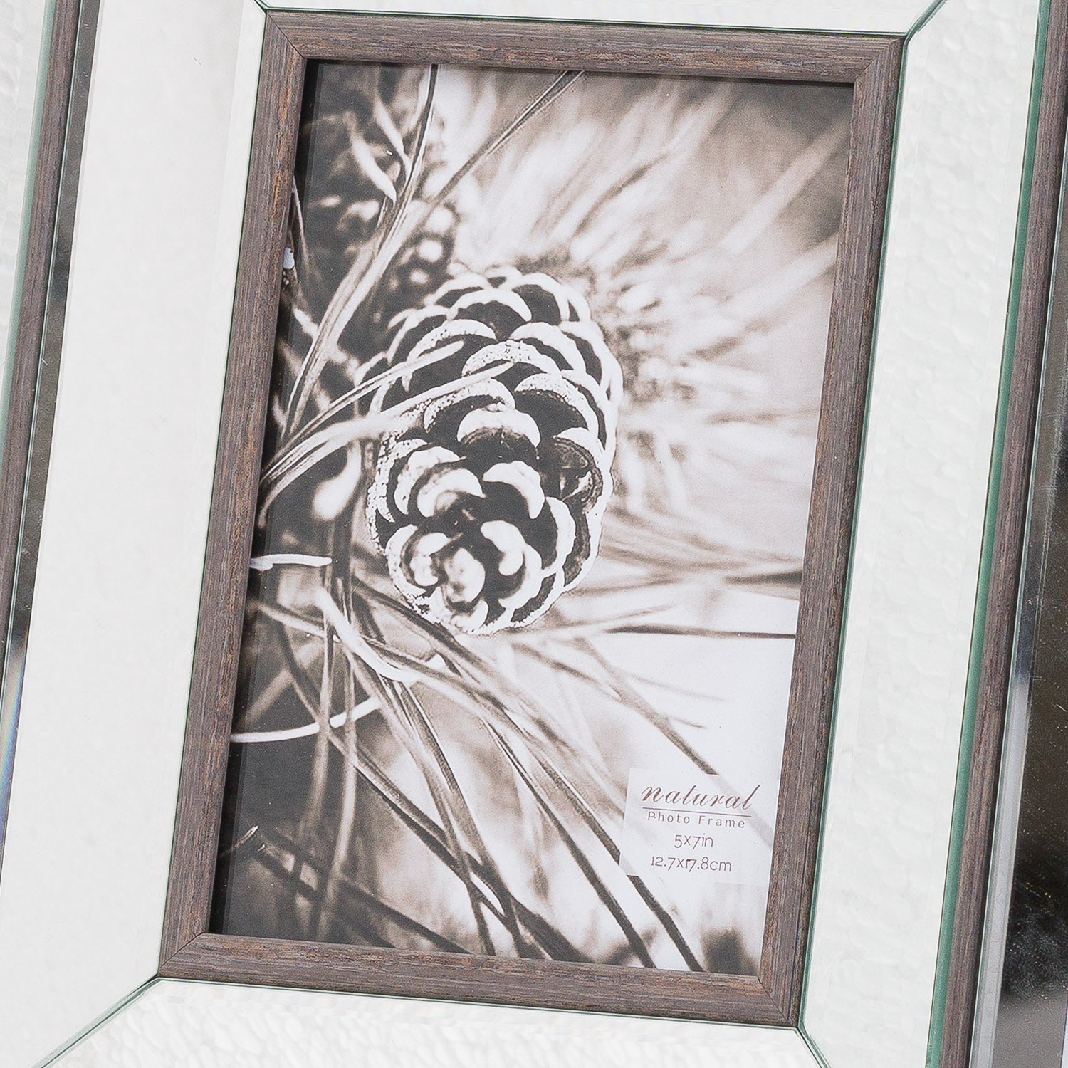 Vesper Mirror And Wood 5X7 Frame – view 2