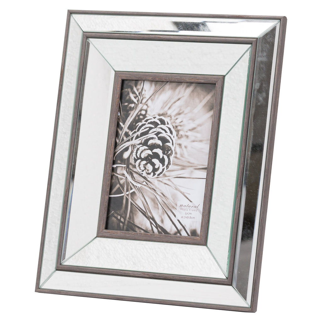 Vesper Mirror And Wood 5X7 Frame – product view