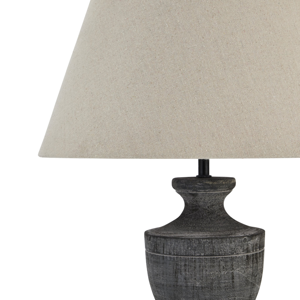 Rowan Urn Wooden Table Lamp – view 4