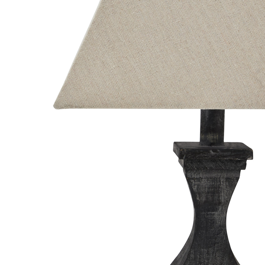Rowan Fluted Wooden Table Lamp – view 4