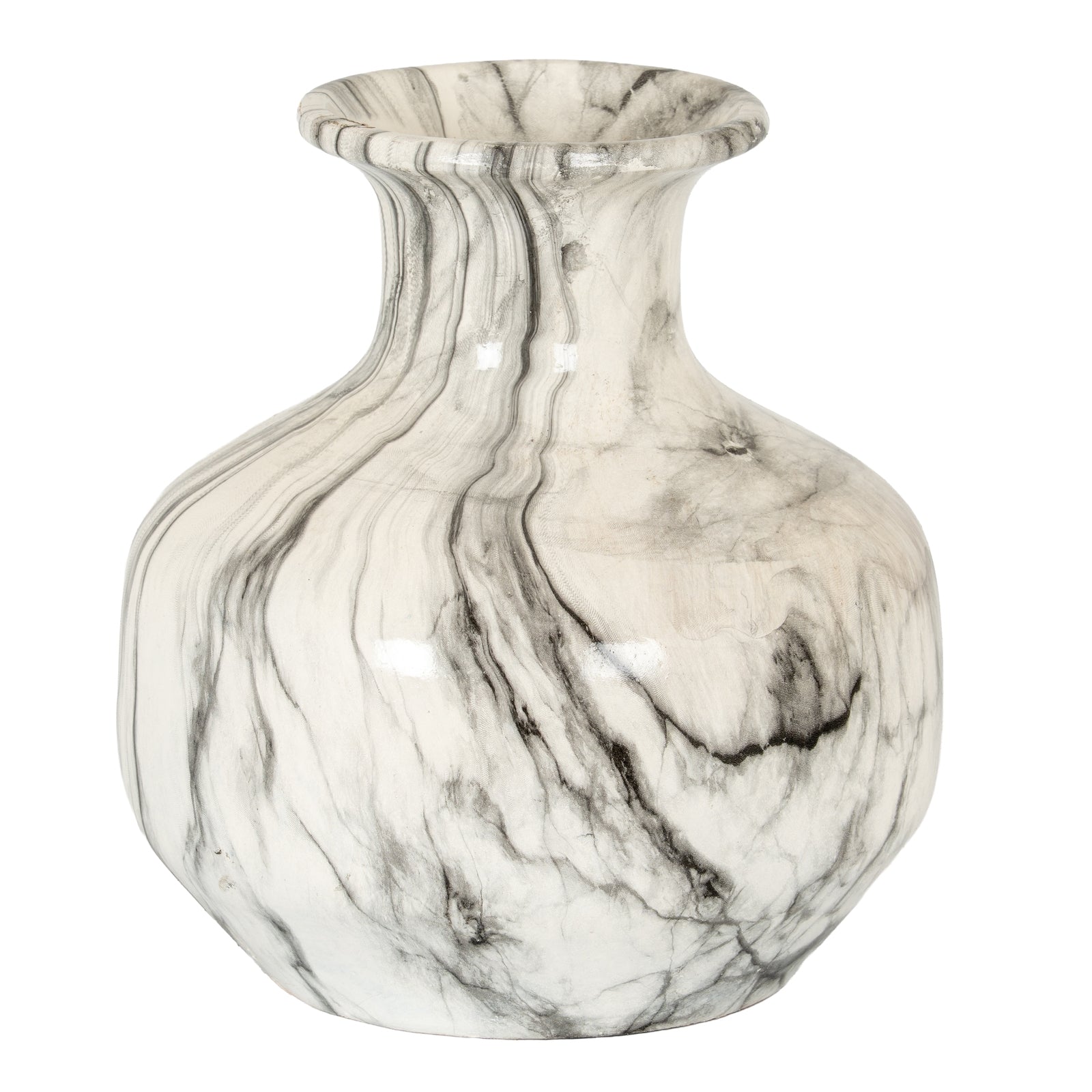 Ceramic Squat Vase Product Image