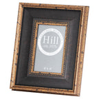 Antique  Black and Gold Beaded 4X6 Wooden Picture Frame Product Image