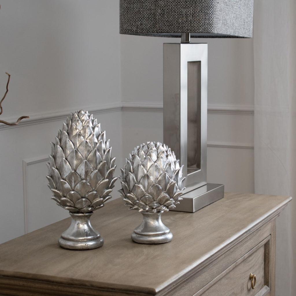 Tall Ceramic Pinecone