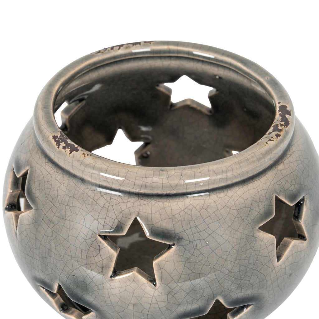 Garda Ceramic Star Candle Lantern