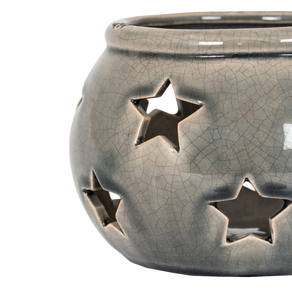 Garda Ceramic Star Candle Lantern