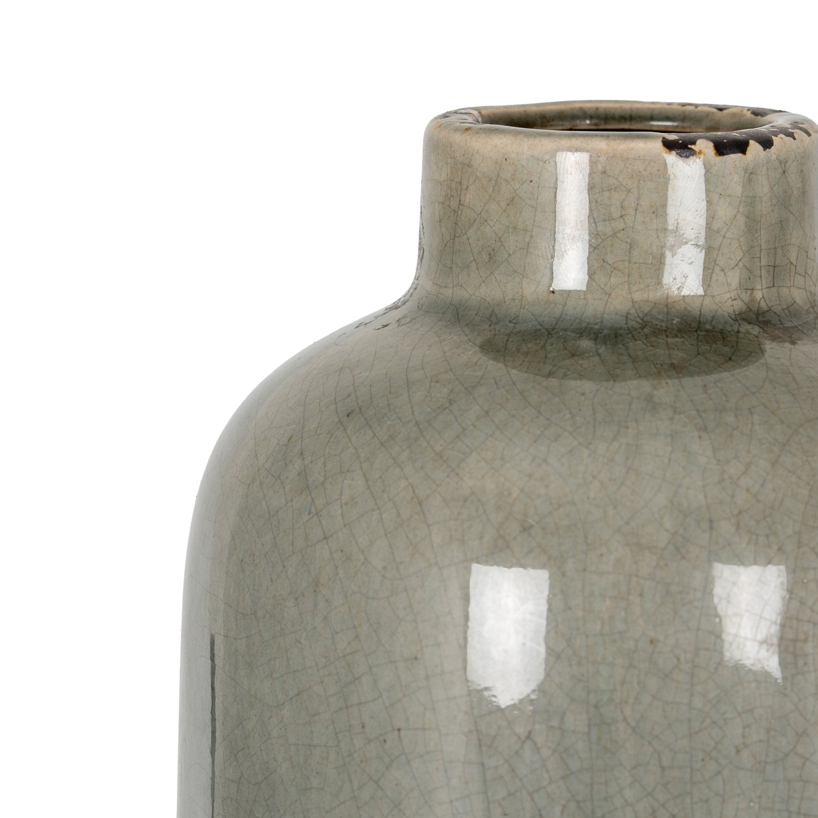 Mere Grey Glazed Raine Vase – view 3