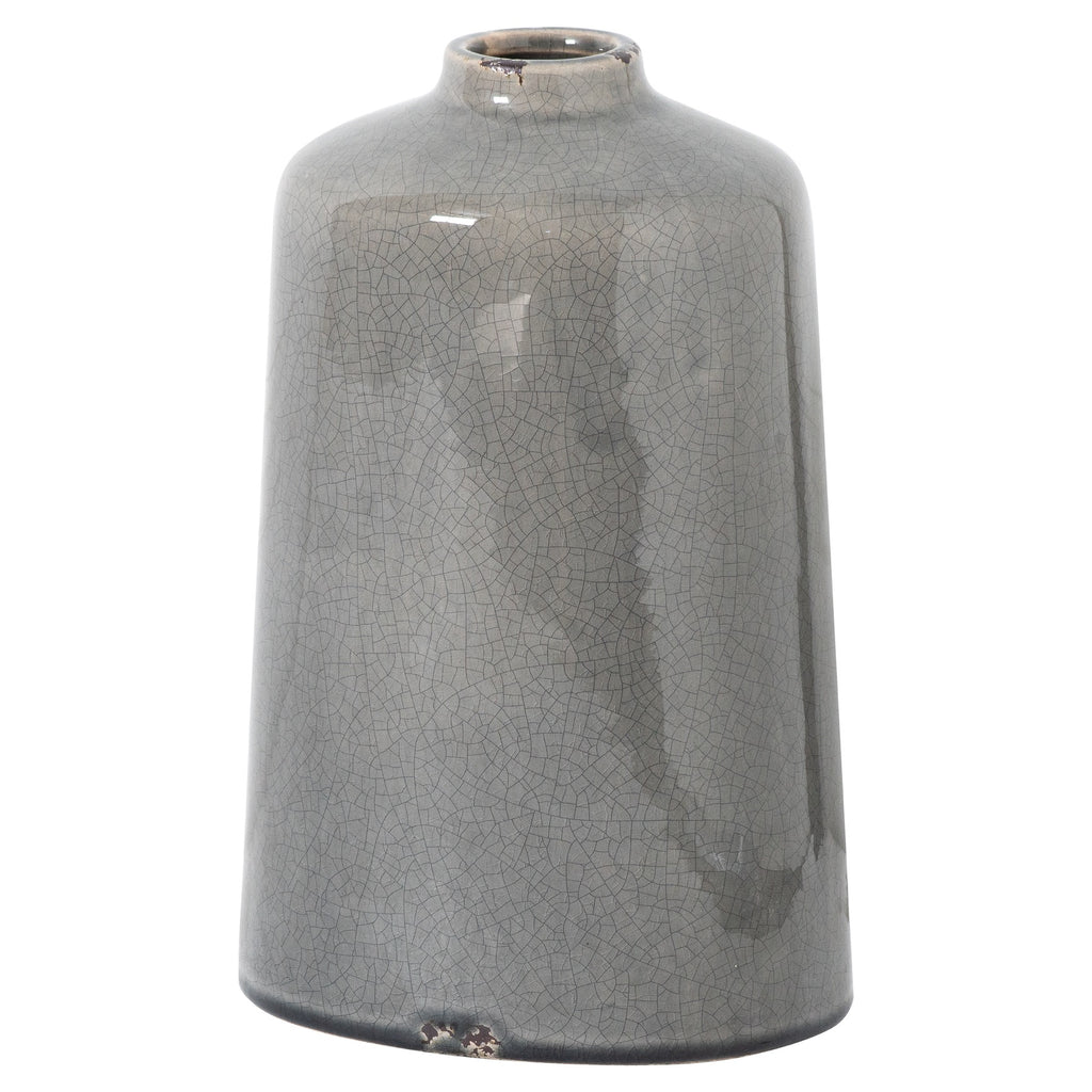 Mere Grey Glazed Liv Vase – product view