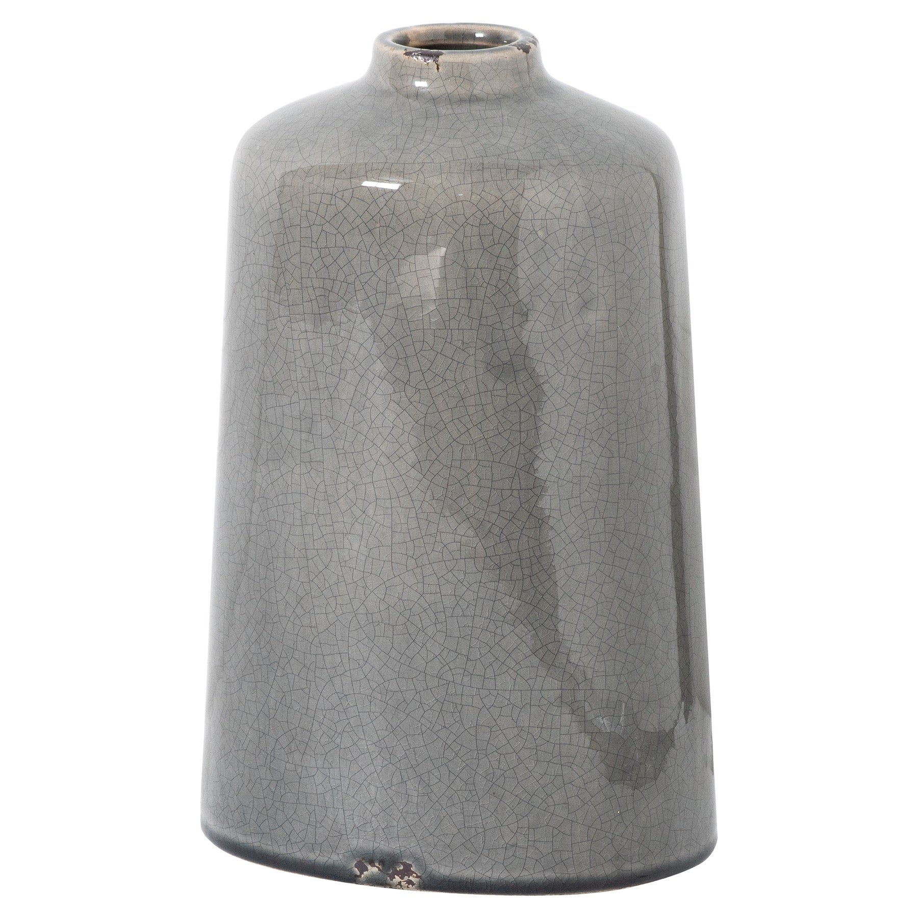 Mere Grey Glazed Liv Vase – product view