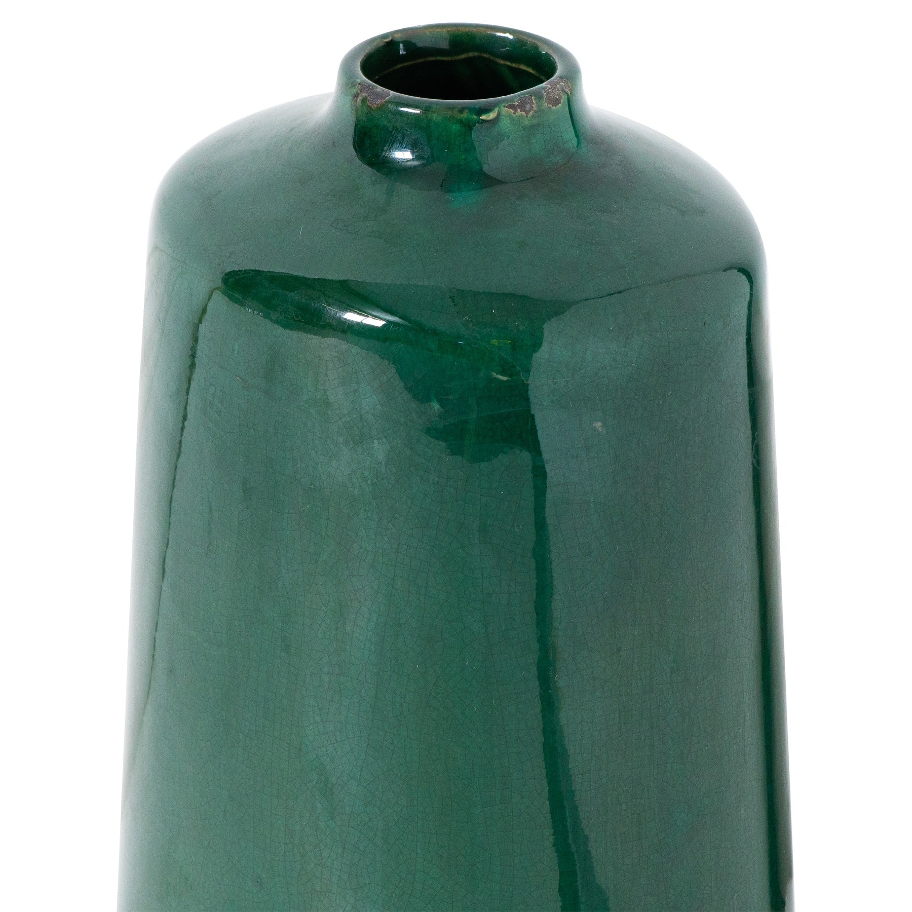 Mere Emerald Glazed Liv Vase – view 2