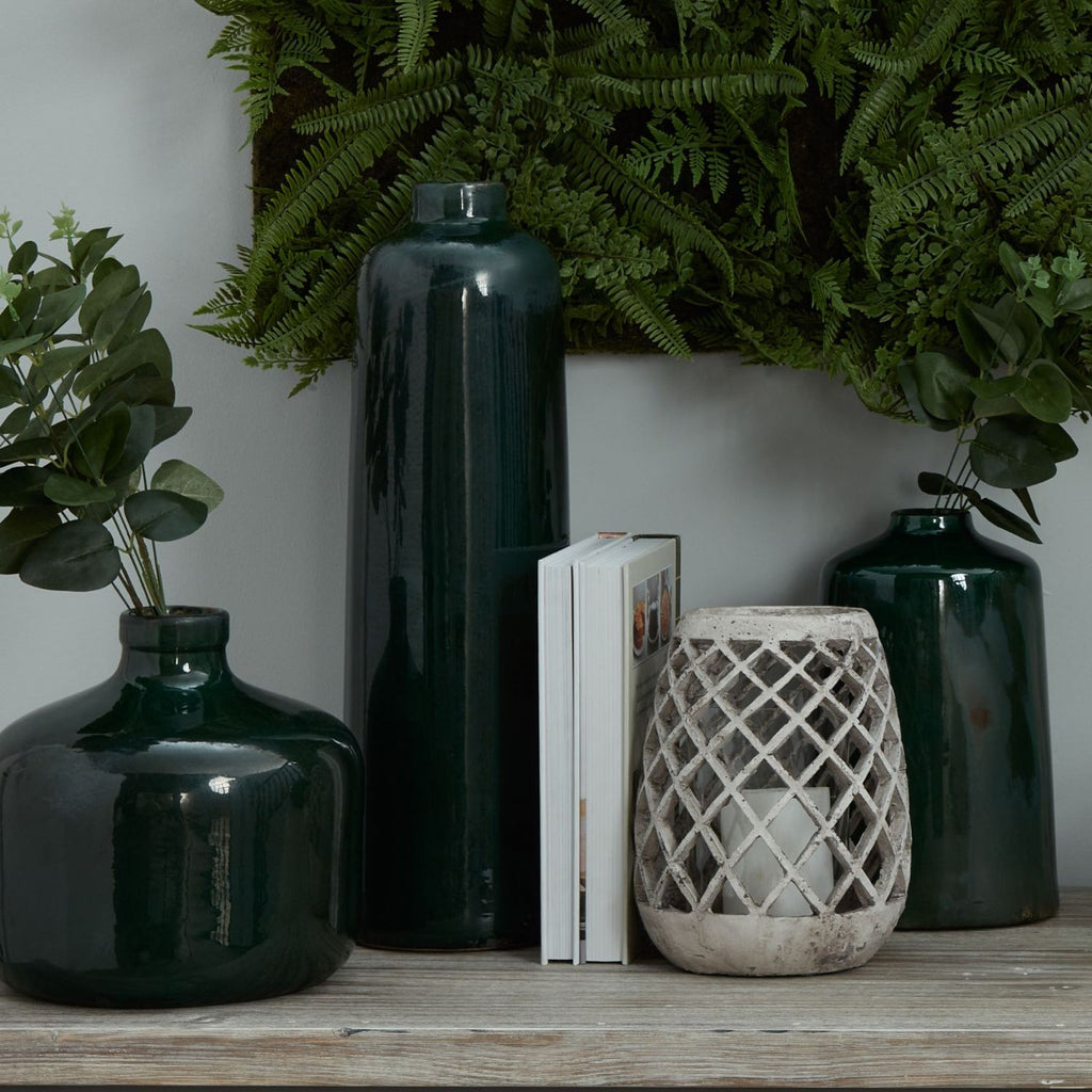 Mere Emerald Glazed Liv Vase – view 3