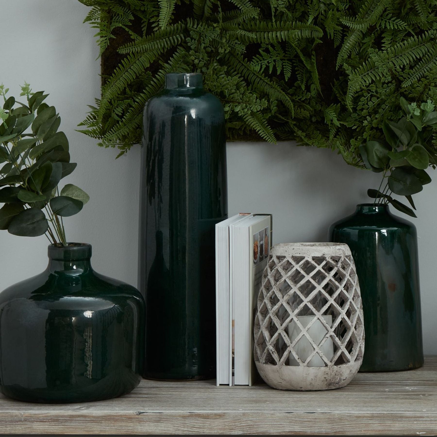 Mere Emerald Glazed Liv Vase – view 3