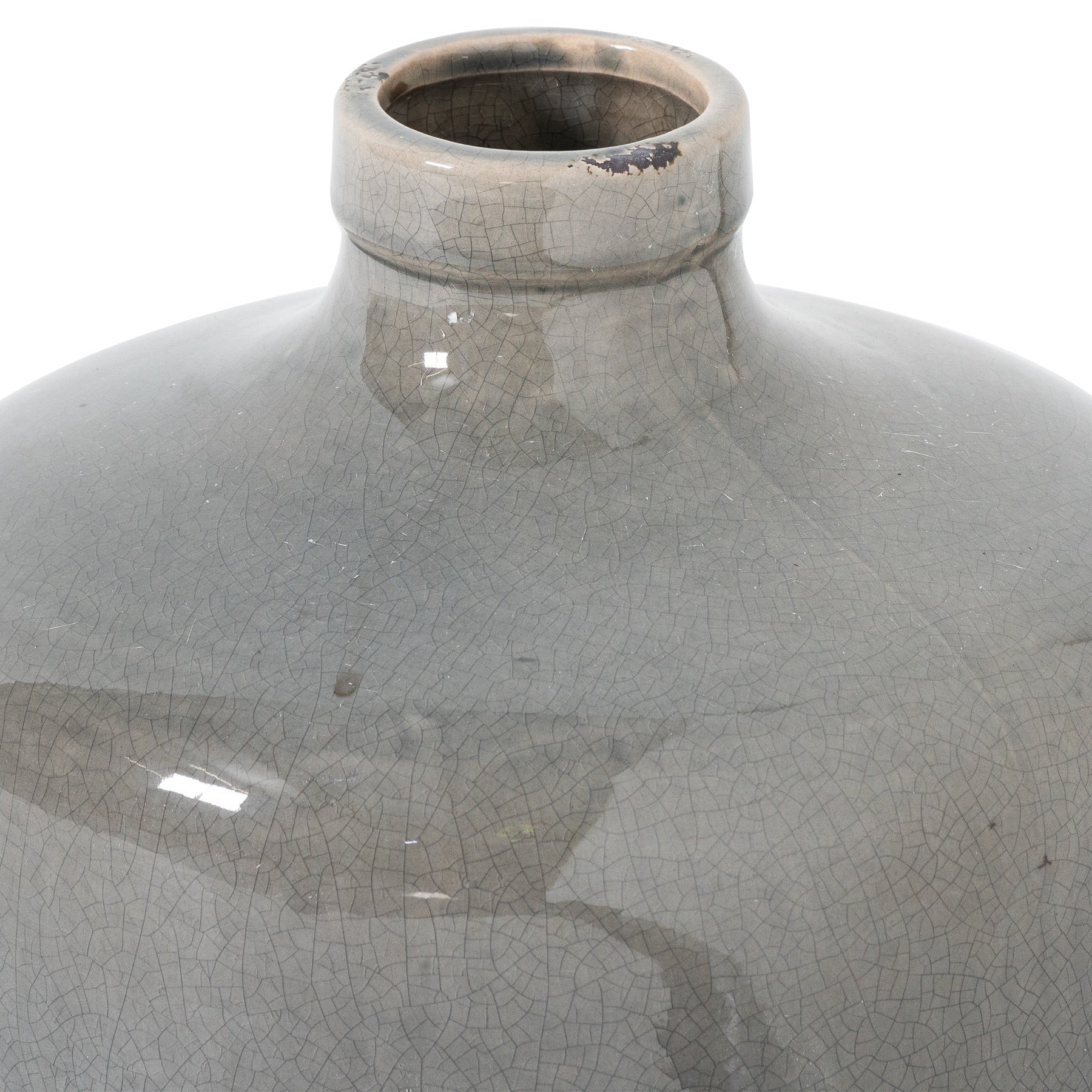 Mere Grey Glazed Chive Vase – view 2