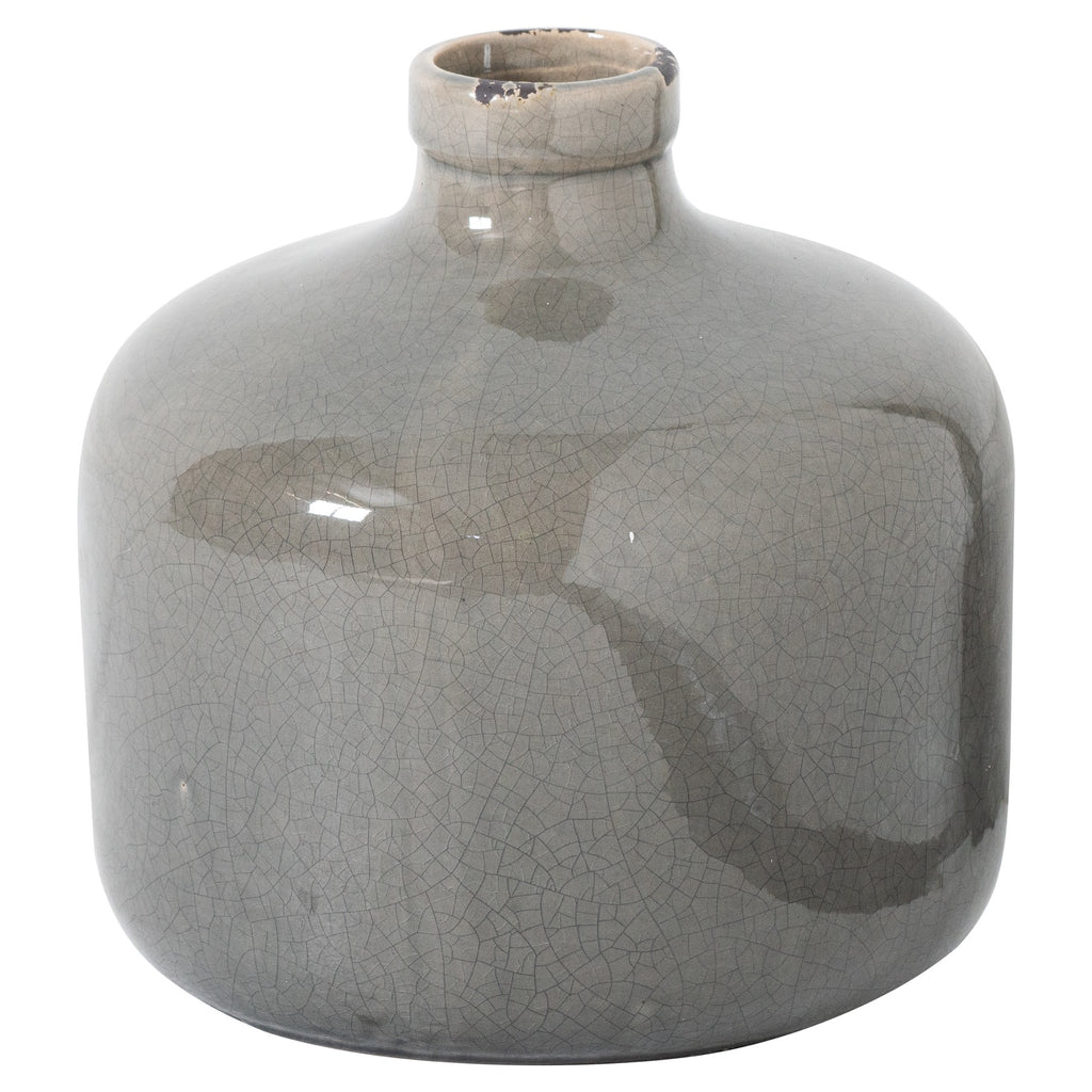 Mere Grey Glazed Eve Vase – product view