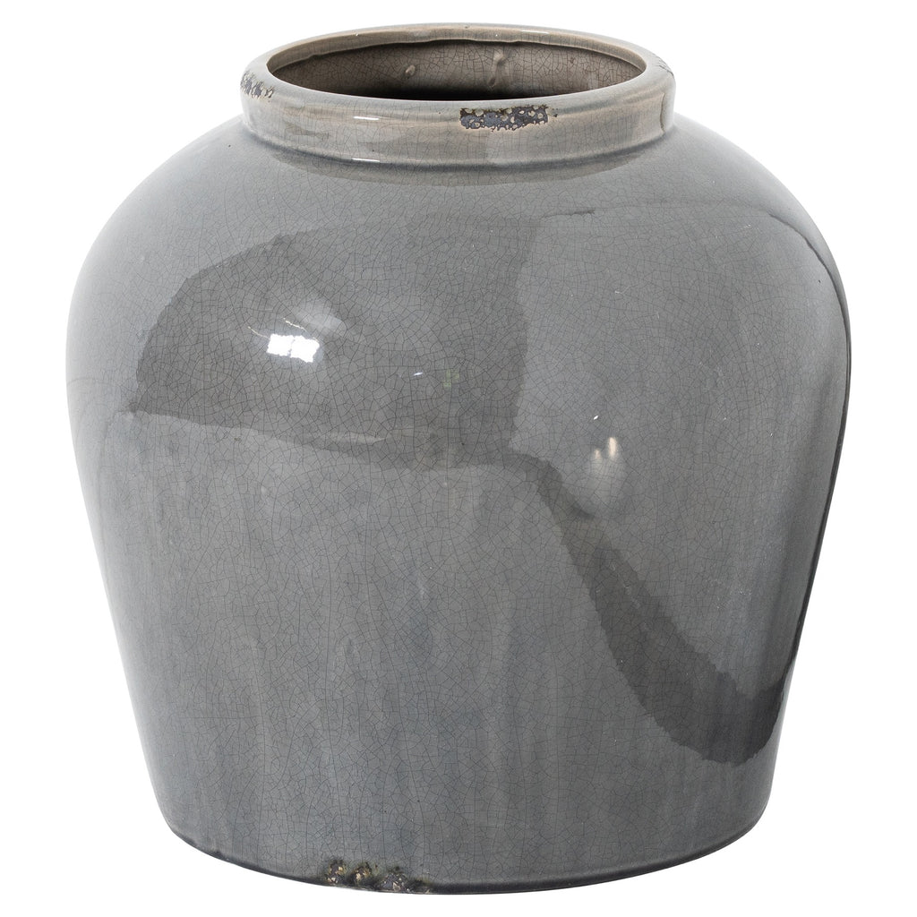 Mere Grey Glazed Juniper Vase – product view