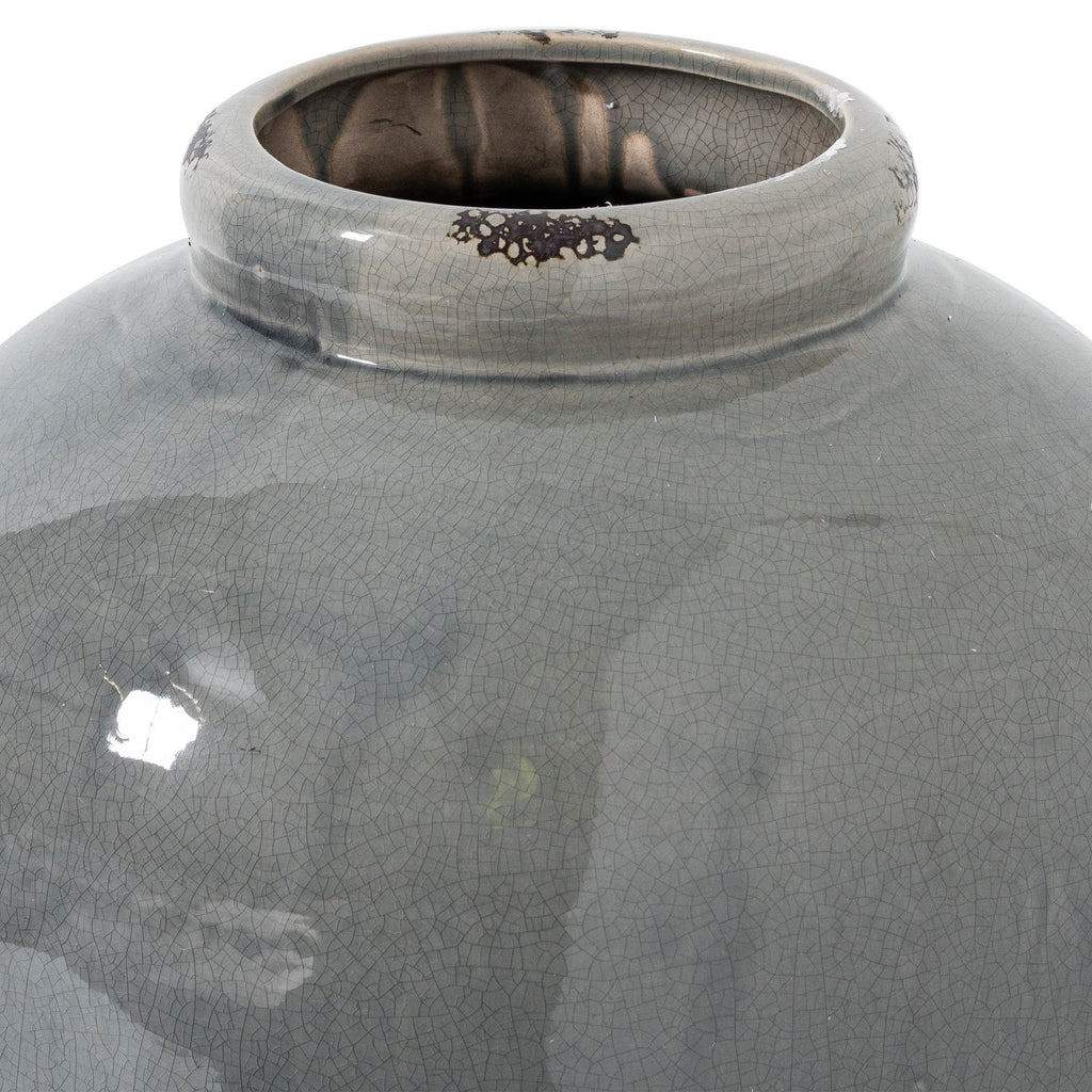 Mere Grey Glazed Tall Juniper Vase – view 2