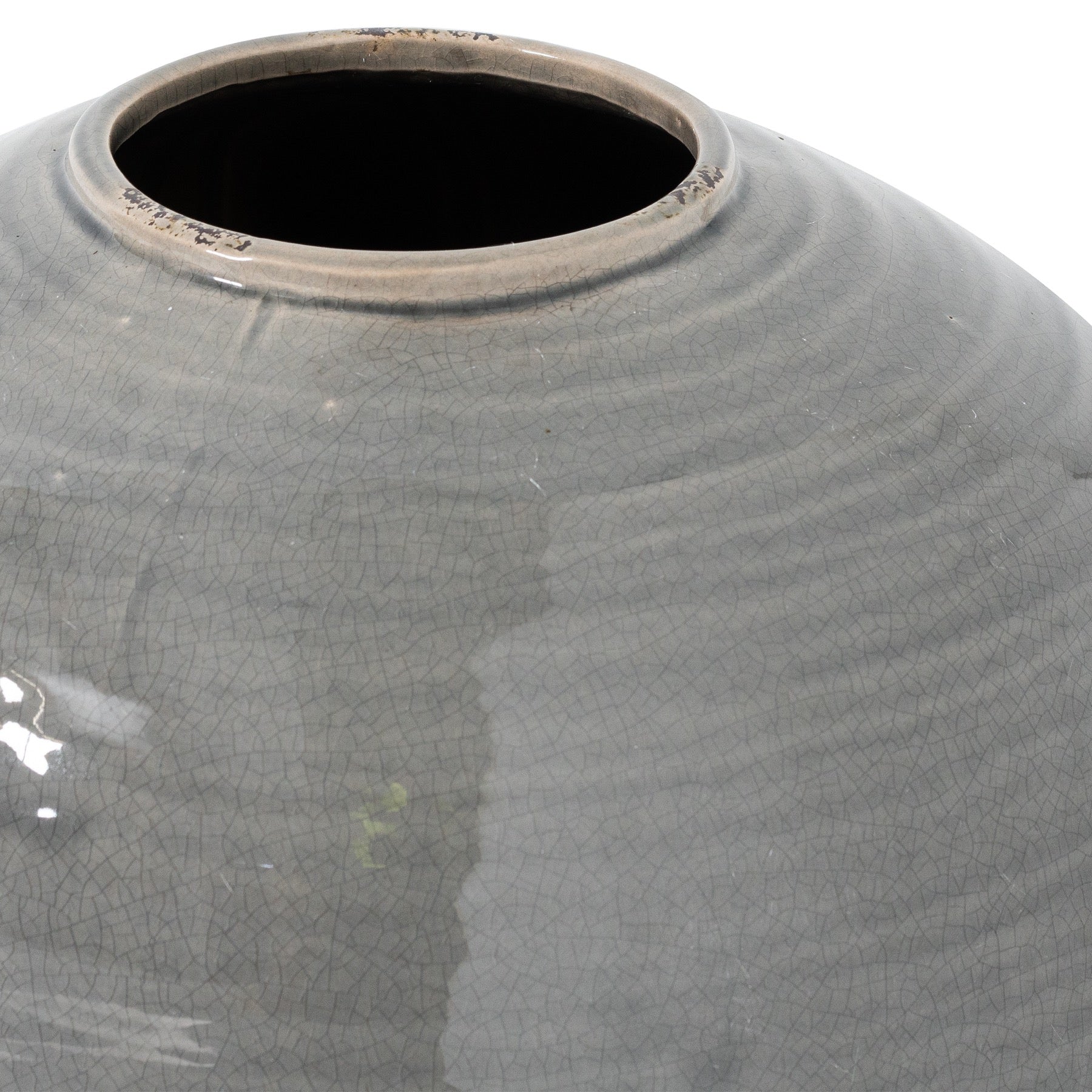 Mere Grey Glazed Regola Vase – view 2