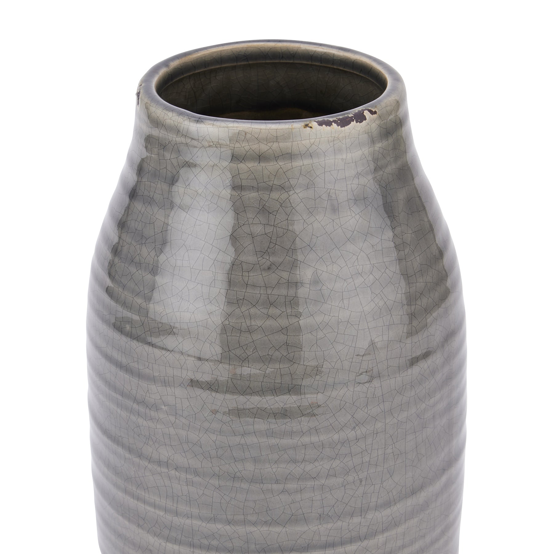 Mere Grey Stefanie Vase – view 2