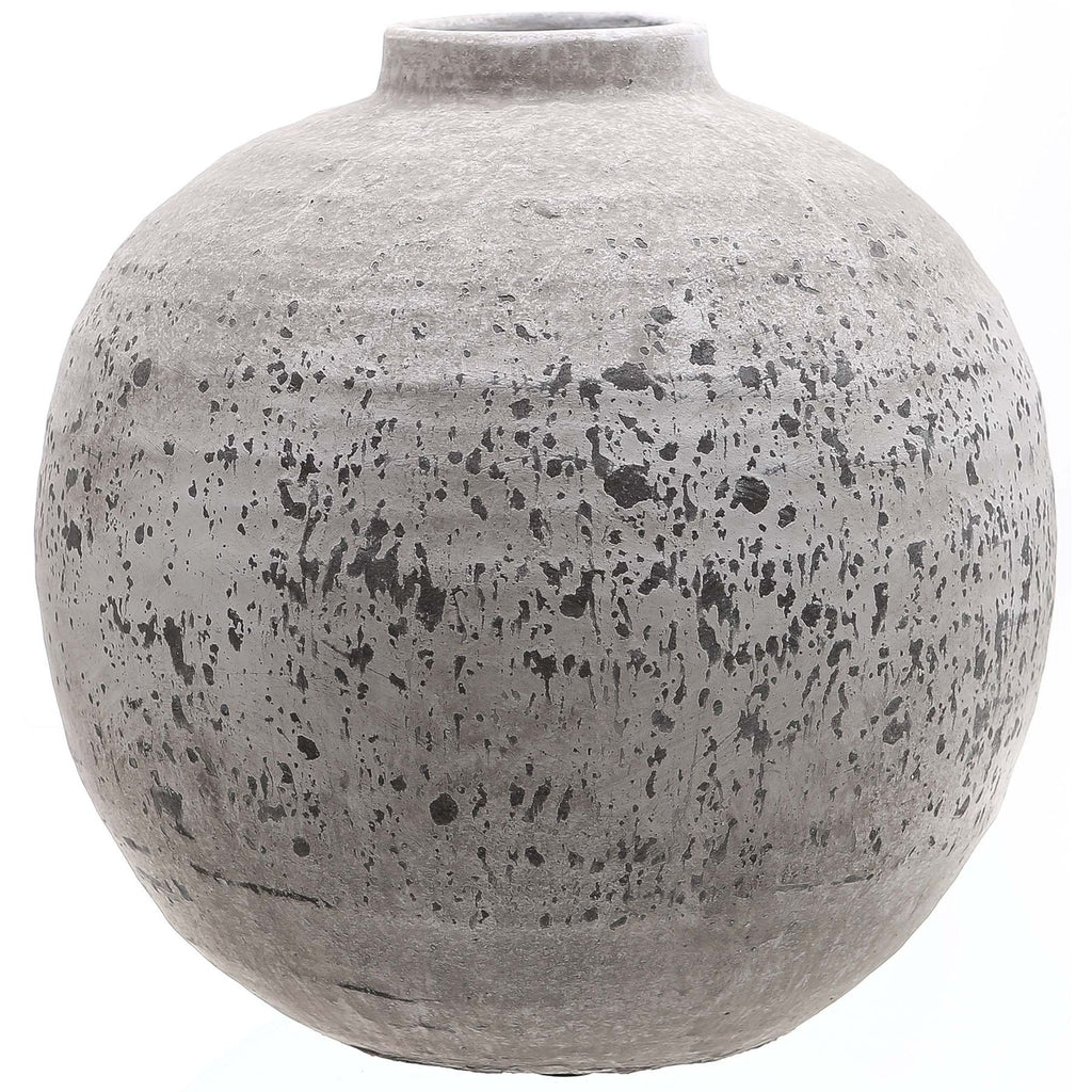 Rill Stone Ceramic Vase – product view