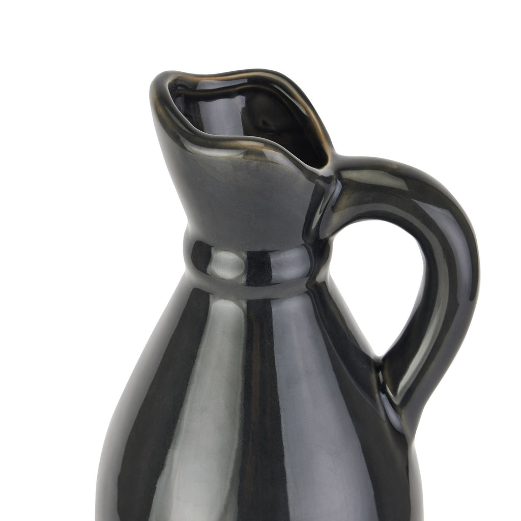 Tall Stoneware Decorative Jug
