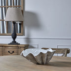 Adele Large Ceramic Shell Bowl