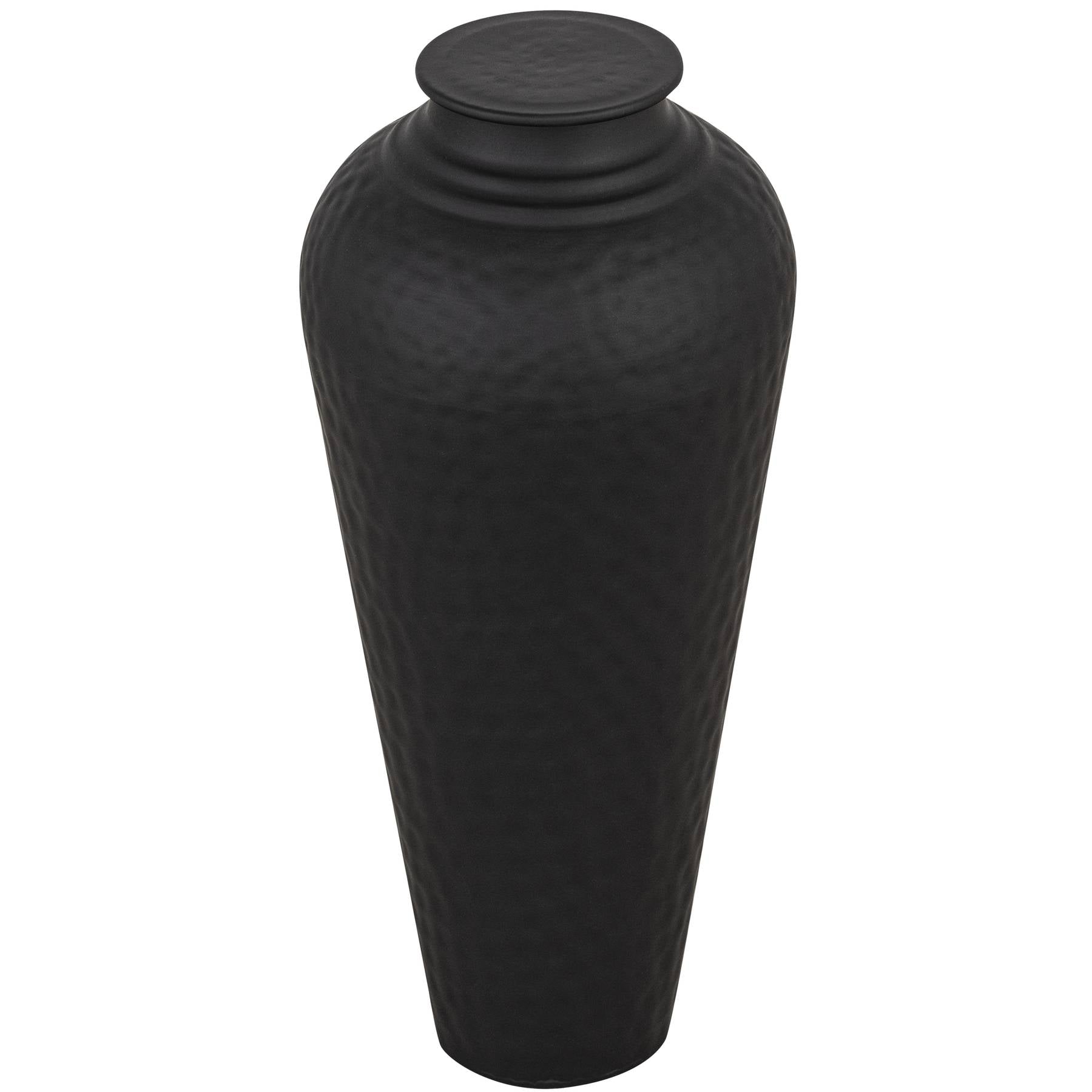 Small Metal Vase with Lid