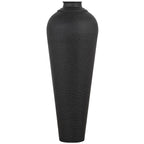 Medium Metal Vase with Lid