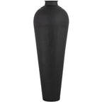 Large Metal Vase with Lid