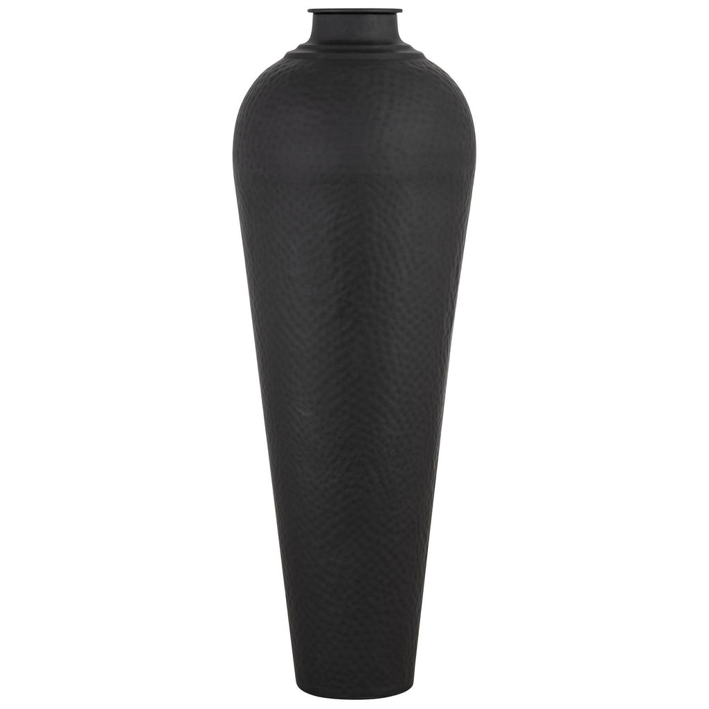 Large Metal Vase with Lid Product Image