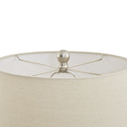 Weave Ceramic Table Lamp With Linen Shade – view 4