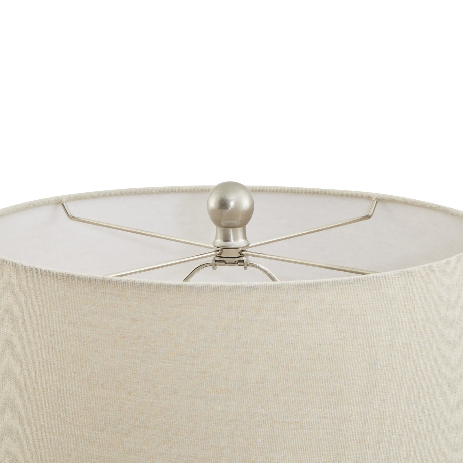 Weave Ceramic Table Lamp With Linen Shade – view 4