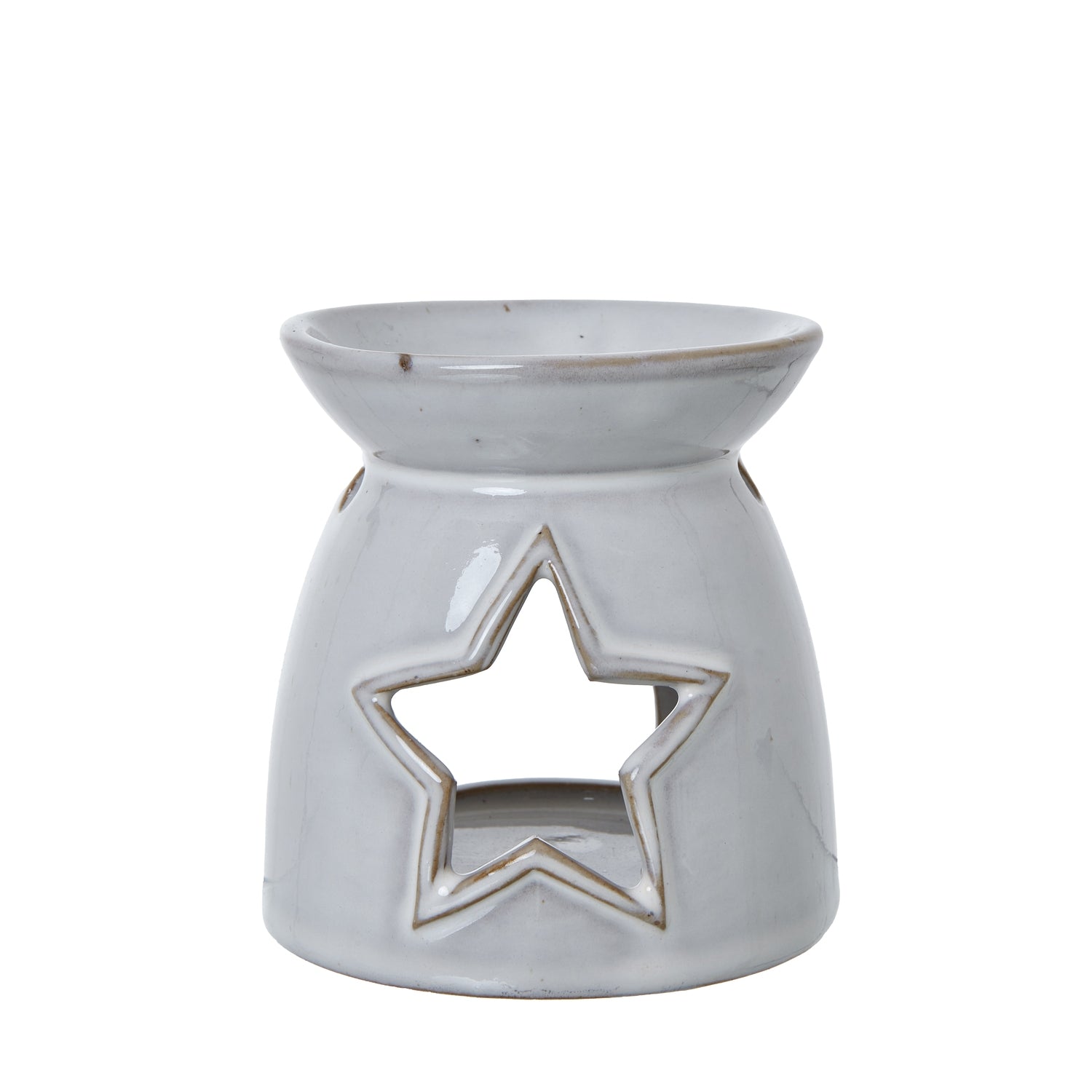 Ceramic Star-Wax-Melt-Tea Light Holder Product Image
