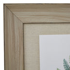Washed Ferns Dancing Twins Watercolour Artwork On Paper Washed Wood Frame