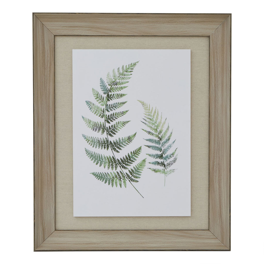 Washed Ferns Dancing Twins Watercolour Artwork On Paper Washed Wood Frame Product Image