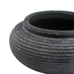 Amalfi Ceramic Round Ribbed Planter