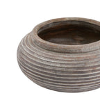 Siena Ceramic Round Ribbed Planter