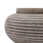 Siena Ceramic Round Ribbed Planter