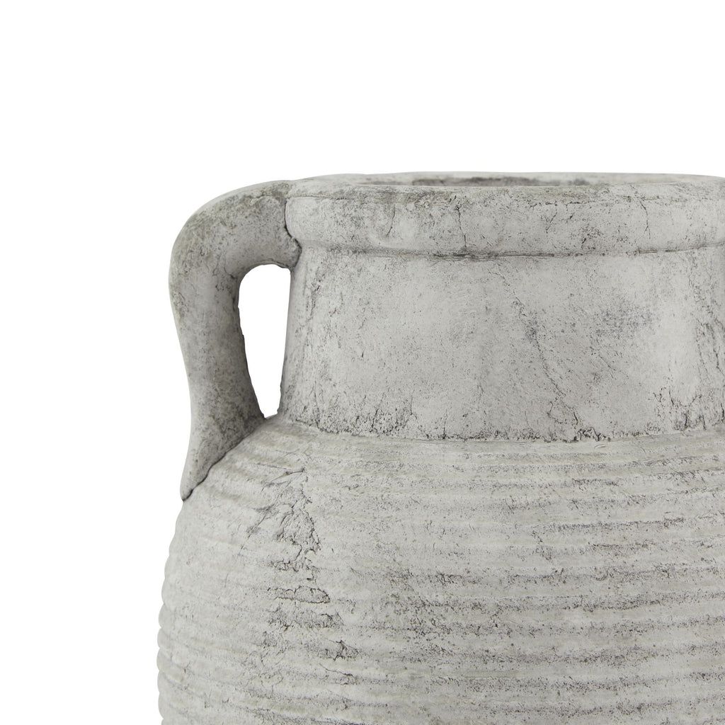 Elara Stone Amphora Pot – view 3
