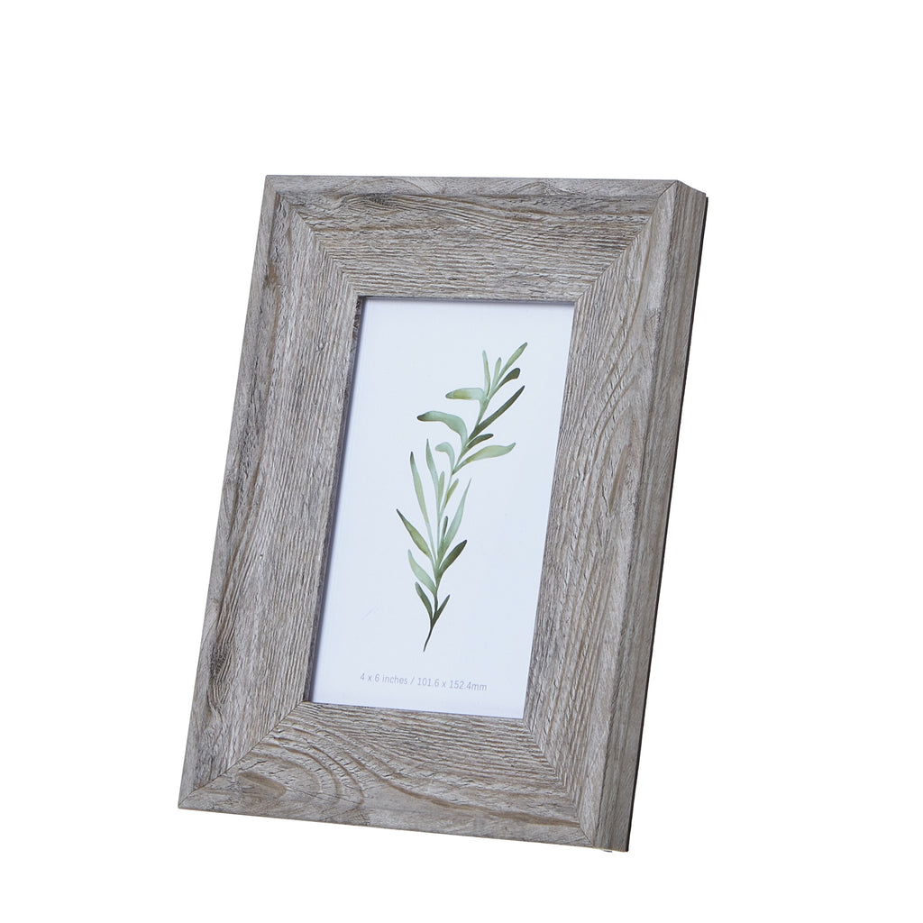 Alder Grey-Washed 4X6 Photo Frame – product view