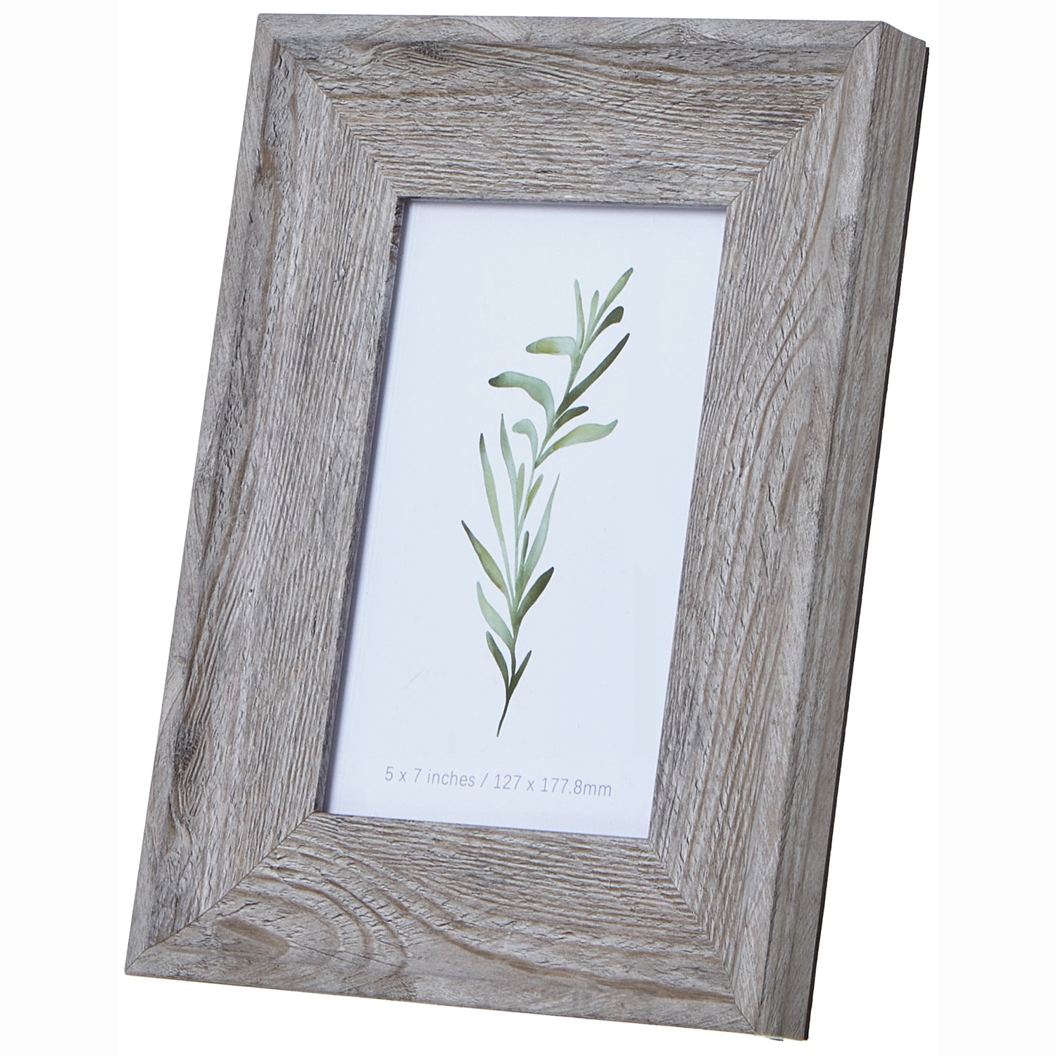 Alder Grey-Washed 5X7 Photo Frame – product view