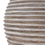 Saturn Ceramic Table Lamp With Linen Shade