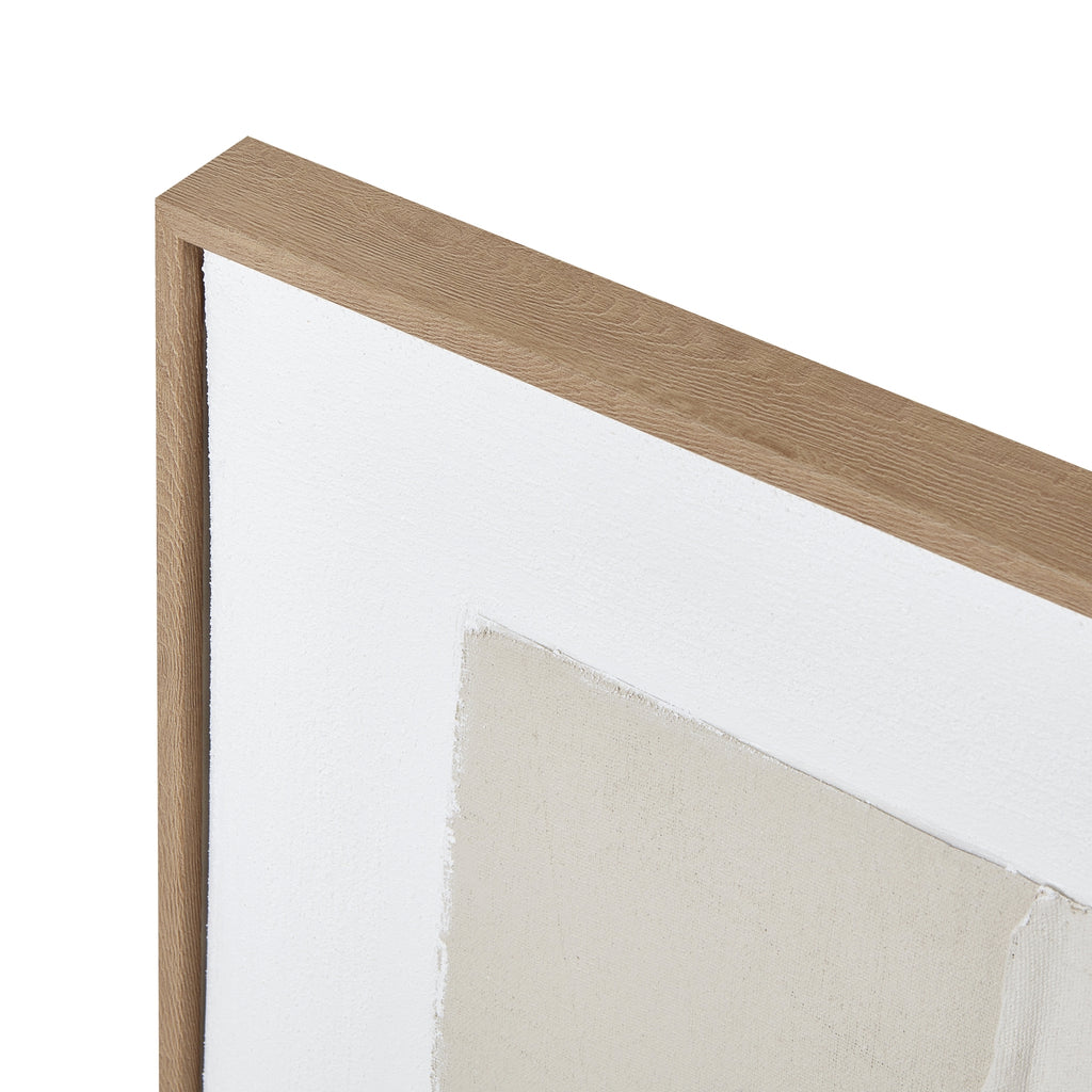 Torn Pages Poem Art Print On Canvas in Wooden Frame