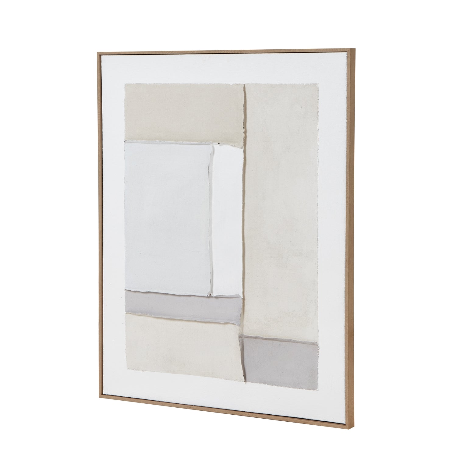 Torn Pages Novel Art Print On Canvas in Wooden Frame