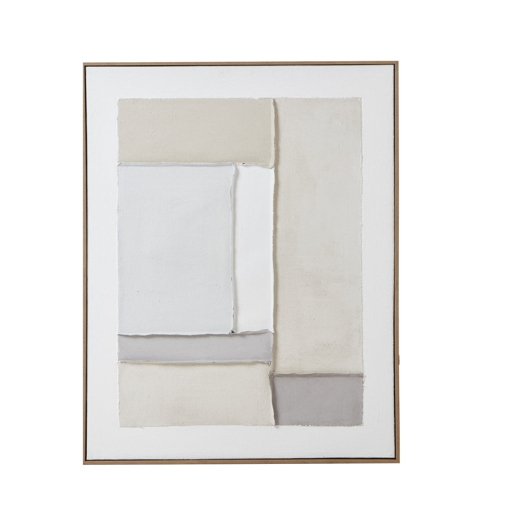 Torn Pages Novel Art Print On Canvas in Wooden Frame Product Image