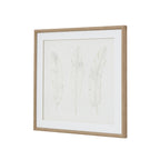 Feather Impressions Flight Cut Paper Collage Artwork On Canvas Mounted in Beaded Wooden Frame