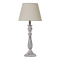 Harrow Column Table Lamp With Linen Shade – product view