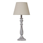 Harrow Column Table Lamp With Linen Shade – product view